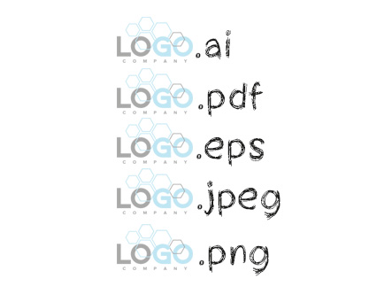 logo - otrzymasz formaty plików: ai, pdf, eps, jpg, png.